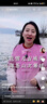 樂(lè )卡克法國公雞女款三色系列舒適復古紐扣開(kāi)衫外套拼色 烈焰紅色/G01 M 曬單實(shí)拍圖