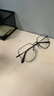 依視路（ESSILOR） 鉆晶系列高清耐磨防藍光近視超薄鏡片專(zhuān)業(yè)配度數眼鏡架男女鏡框 鈦+金屬-全框-4023BK-黑色 鏡框+依視路膜御防藍光1.60現片 曬單實(shí)拍圖