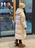鴨鴨正品兒童羽絨服男女童裝2025年最新款中長(cháng)款大童加厚保暖極寒外套 燕麥色 140 cm 曬單實(shí)拍圖