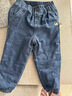 戴維貝拉（DAVE＆BELLA）兒童牛仔褲男童棉褲洋氣幼兒長褲加厚小童休閑褲秋冬新款童褲 牛仔藍【現(xiàn)貨】 110 cm（建議身高100-110cm） 曬單實拍圖