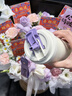 eno2025新款保溫杯女生高顏值ins風咖啡杯外出便攜禮物定制吸管水杯 紫藤花500ML【陶瓷內(nèi)膽】禮盒包裝 曬單實拍圖