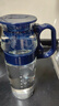 怡萬(wàn)家（iwaki）冷水壺茶具耐熱玻璃涼水壺家用大容量玻璃杯果汁壺 【瑪瑙藍】1.3L 曬單實(shí)拍圖