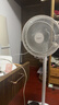 美的（Midea）電風(fēng)扇 家用風(fēng)扇落地扇立式輕音節能電扇臺扇迷你扇臺立兩用小風(fēng)扇宿舍搖頭辦公室轉頁(yè)扇小風(fēng)扇 【機械按鍵】七葉大風(fēng)量|SAF30AC 曬單實(shí)拍圖