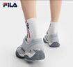 斐樂(lè)（FILA）【易烊千璽同款】男鞋德訓(xùn)鞋運(yùn)動(dòng)鞋2025夏季新款跳跳鞋休閑鞋 黑/灰銀-BG 42 曬單實(shí)拍圖