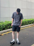 環(huán)球板鞋男夏季透氣2025新款輕便內(nèi)增高德訓(xùn)鞋男鞋賽車鞋 黑色 45 曬單實拍圖