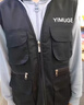 凡黛克高端超市馬甲工作服定制logo導購員便利店收銀工作背心工裝外套男 【雙兜V領款】- 亮橙 2XL 曬單實拍圖
