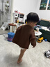 優(yōu)衣庫(kù)嬰幼兒寶寶壓線開衫/外套上衣25秋冬新款479599 30 淺米色 90 曬單實(shí)拍圖