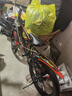 鳳凰兒童自行車(chē)6-10-12-15歲中大童小學(xué)生可變速山地車(chē)男女孩小孩單車(chē) 鳳凰GT 黑紅色 一體輪變速+禮包 22寸【適合身高140-165cm】 曬單實(shí)拍圖