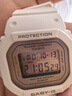 卡西歐（CASIO）手表女BABY-G經(jīng)典小方塊運動(dòng)電子青少年學(xué)生表送女友BGD-565SC-4 曬單實(shí)拍圖