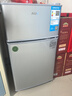 奧克斯小冰箱家用小型迷你冷藏冷凍兩用出租房宿舍用節能省電寢室辦公室電冰箱 【熱賣(mài)款 升級凈化去味】22A126DW銀 曬單實(shí)拍圖