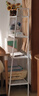 宜家（IKEA）LERBERG勒伯格擱板柜現代簡(jiǎn)約鋼制輕便客廳開(kāi)放式儲物 白色60x148cm 曬單實(shí)拍圖