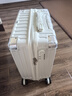 喜朗頓行李箱小型登機(jī)箱商務(wù)拉桿箱高品質(zhì)箱包男女旅行箱小號(hào)飛機(jī)密碼箱 掛扣拉鏈款貝殼白 拉鏈 18英寸 正方形【可登機(jī)】 曬單實(shí)拍圖