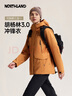 諾詩蘭（NORTHLAND）【胡楊林3.0】三合一沖鋒衣25新款戶外防潑水防風(fēng)保暖兩件套 曬單實拍圖