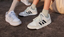 adidas ENTRAP美式校園風運動板鞋少年感復(fù)古籃球鞋男女阿迪達斯   白色/黑色/礬土棕   38 曬單實拍圖