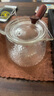 雅集側把壺錘紋煮濾茶具耐熱玻璃茶壺煮茶泡茶壺耐高溫泡茶壺600ml 曬單實(shí)拍圖
