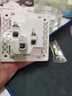 FSL佛山照明A8系列開關(guān)插座面板電視電腦電話插座五孔空調(diào)插86型暗裝 錯位五孔插座 白色 曬單實拍圖