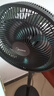 美的（Midea）電風(fēng)扇家用7葉落地扇搖頭電風(fēng)扇循臥室宿舍輕音風(fēng)扇臺式桌面小型風(fēng)扇臺地兩用升級款 黑色丨7葉臺地兩用 曬單實(shí)拍圖