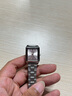 卡西歐（CASIO）手表女小方塊ins網(wǎng)紅復(fù)古學(xué)生考試時尚百搭簡約指針石英女表禮物 LTP-V007D-4E 粉盤鋼帶 曬單實拍圖