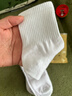 南極人6雙襪子女士襪子100%純棉10A抑菌防臭秋冬中筒襪純色高橡筋長(cháng)筒襪 曬單實(shí)拍圖