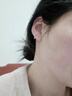 逐青999足銀U型螺絲耳釘男女簡(jiǎn)約百搭純銀耳骨釘新款養耳洞免摘耳環(huán)女 999足銀耳釘 U形款 一對 曬單實(shí)拍圖