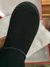 意爾康女靴雪地靴女士棉鞋厚底冬季加絨保暖東北抗寒短靴媽媽靴子 黑色 加絨 36 曬單實(shí)拍圖