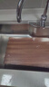 三四鋼?菜板實(shí)木整木進(jìn)口烏檀木砧板抗菌防霉家用食品級切菜案板 38642 曬單實(shí)拍圖
