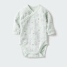 優(yōu)衣庫嬰幼兒寶寶新生兒包臀衣長(cháng)袖1件裝連體衣新款478372 478373 478374/51嫩綠色 70cm 曬單實(shí)拍圖