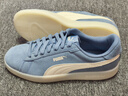 彪馬（PUMA）經(jīng)典復古天藍果凍板鞋男女半透明鞋底休閑鞋SMASH 405402 天藍色-雪白色-01 40.5 曬單實(shí)拍圖