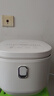 美的（Midea）電飯煲4-5人電飯鍋5L銀鉆內膽12大菜單頂置觸控屏家用煮粥微壓智能電飯煲以舊換新MB-AFB5041RL 曬單實(shí)拍圖