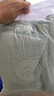 潔麗雅（Grace）浴巾家用加大A類菠蘿格1浴巾+2毛巾組合裝 成人男女柔軟吸水 淺綠 曬單實拍圖