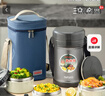 泰福高（TAFUCO）保溫飯盒超長(cháng)保溫湯桶多層便攜24小時(shí)上班族學(xué)生便當餐盒袋T2522 曬單實(shí)拍圖