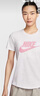耐克NIKE女子短袖T恤 運動(dòng)休閑 時(shí)尚簡(jiǎn)約DX7907-052白粉L 曬單實(shí)拍圖