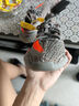 阿迪達斯Yeezy350夏日透氣男鞋灰橙椰子休閑鞋GW1229 38 曬單實(shí)拍圖