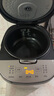 美的（Midea）電飯煲4L家用3-4人黑瓷鼎釜內膽可拆洗上蓋板24H智能預約香甜柴火飯煮小米粥微壓電飯鍋 AFB4027R 曬單實(shí)拍圖