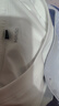 名創(chuàng  )優(yōu)品（MINISO）初秋純棉打底衫男春秋重磅圓領(lǐng)內搭上衣男女生百搭純色長(cháng)袖T恤潮 白色 M 170(30天質(zhì)量問(wèn)題全額退) 曬單實(shí)拍圖