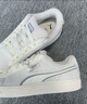 彪馬（PUMA）【面包鞋】馬卡龍復古厚底休閑板鞋新款女子SUEDE 401250 灰色-白色-01 37.5 曬單實拍圖
