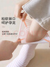 莫代爾無(wú)骨秋冬季襪子女棉質(zhì)彈力條紋松口月子襪清爽親膚舒適透氣堆堆襪 曬單實(shí)拍圖