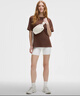 lululemon丨Relaxed-Fit 女士寬松剪裁船型領(lǐng)口 T 恤 LW3IDWS 熔巖棕 線(xiàn)上專(zhuān)售 S /6 曬單實(shí)拍圖