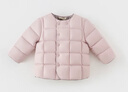 戴維貝拉（DAVE＆BELLA）童裝女童羽絨內膽男童羽絨服兒童冬裝90絨保暖衣服幼兒寶寶上衣 紫粉色【DB15316-A】 90 cm（建議身高80-90cm） 曬單實(shí)拍圖