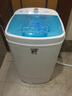 小鴨脫水機單脫水甩干機小型迷你單桶家用出租房宿舍甩干桶以舊換新 6.8藍色不銹鋼款【不銹鋼脫水桶/藍光功能】 曬單實拍圖