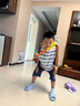 樸西小鯊魚(yú)軟底兒童涼拖鞋男童寶寶洗澡防滑家居室內(nèi)拖鞋女童七夕甄選 曬單實(shí)拍圖
