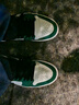 耐克（NIKE）Air Jordan 1 Mid AJ1 中幫白黑紅防滑耐磨緩震復古運動(dòng)籃球鞋 852542-301白綠 40 (250mm) 曬單實(shí)拍圖