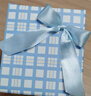 TaTanice包裝紙6張生日禮物包裝紙花束禮品紙diy材料包書(shū)紙 藍色 曬單實(shí)拍圖