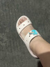 卡駱馳（CROCS）經(jīng)典泡芙?jīng)鲂孢m耐磨坡跟泡芙鞋戶(hù)外拖鞋|207670 石英粉-6UR(含智必星) 36 (220mm) 37 曬單實(shí)拍圖