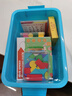 趣然小學(xué)一年級數學(xué)教具下學(xué)期全套裝幼兒園計數器算數七巧板學(xué)具下冊 【升級盒裝木計算器25件】收納箱 曬單實(shí)拍圖