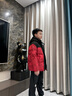 波司登25新款羽絨服男女兒童中長(cháng)款5A抗菌絨保暖連帽外套T250246120Q 冰川熊紅9CX8 150 /72 約140-150cm 36kg 曬單實(shí)拍圖