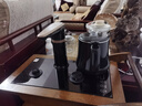 美的（Midea）電熱水壺 全智能自動(dòng)上水電水壺煮茶器保溫茶臺(tái)燒水壺一體茶盤電茶壺煮茶熱水壺消毒三合一燒水器 0.7L 【雙頭茶盤 9段控溫】MK-C13 曬單實(shí)拍圖