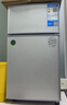 奧克斯小冰箱家用小型迷你冷藏冷凍兩用出租房宿舍用節能省電寢室辦公室電冰箱 【熱賣(mài)款 升級凈化去味】22A126DW銀 曬單實(shí)拍圖