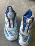 鴻星爾克（ERKE）童鞋男中大童訓練鞋兒童夏季旋鈕扣籃球鞋爾克白/極速藍38 曬單實(shí)拍圖