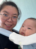 ERGObaby二狗背帶嬰兒抱娃神器四季透氣外出旅行遛娃神器breeze解放雙手 Deluxe寧靜藍+口水巾 曬單實(shí)拍圖